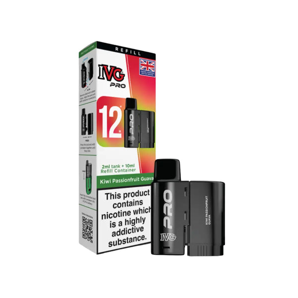 IVG Pro 12 Kiwi Passionfruit Guava Refill Pod