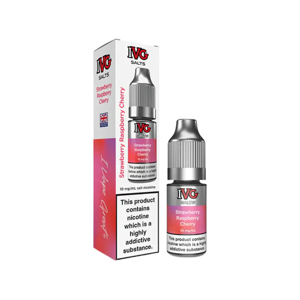 IVG Salts Strawberry Raspberry Cherry Nic Salt 10ml