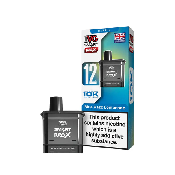 IVG Smart Max 10K Blue Razz Lemonade Refill Pods