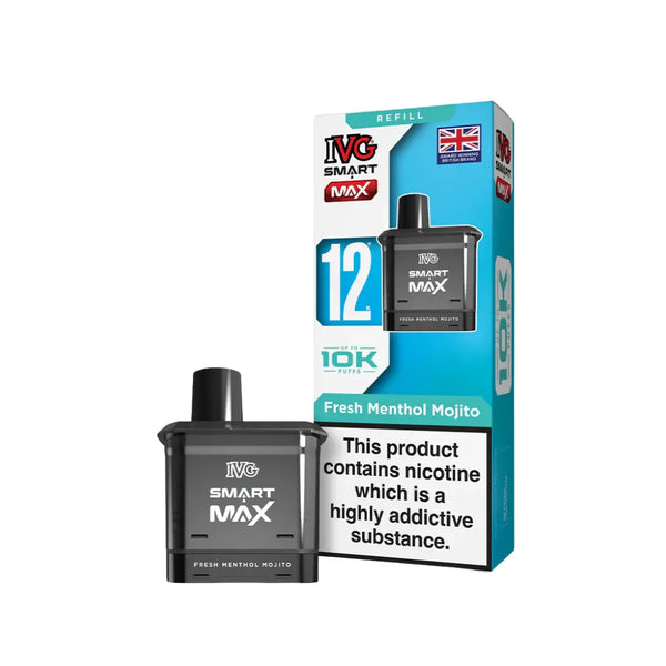 IVG Smart Max 10K Fresh Menthol Mojito Refill Pods