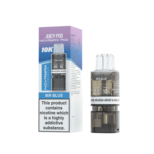 Juicy Pod Novamax 10k Replacement Pods - 10 pack