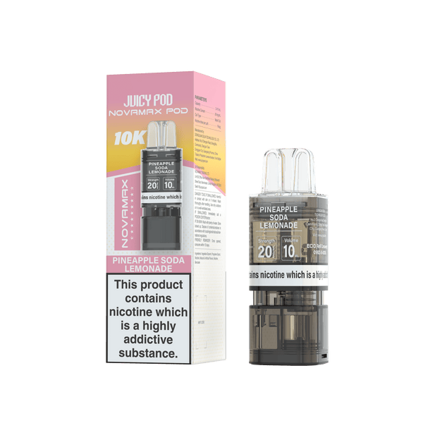 Juicy Pod Novamax 10k Replacement Pods - 10 pack