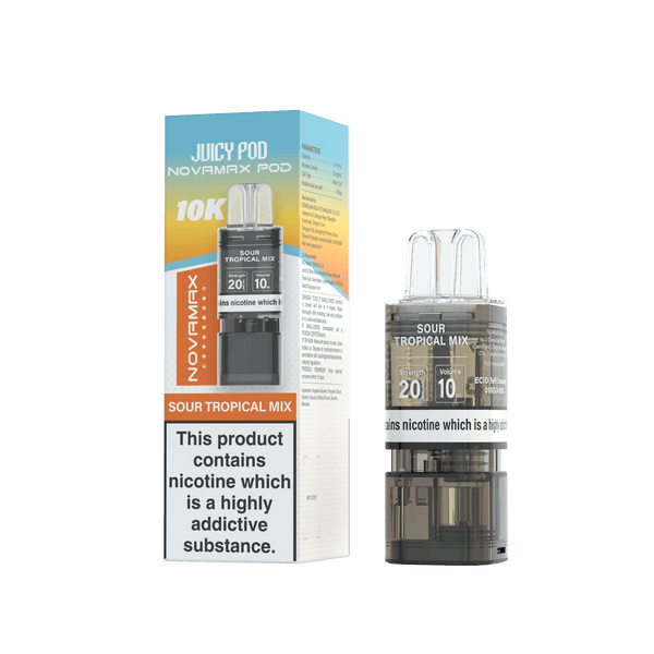Juicy Pod Novamax 10k Replacement Pods - 10 pack