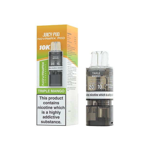 Juicy Pod Novamax 10k Replacement Pods - 10 pack