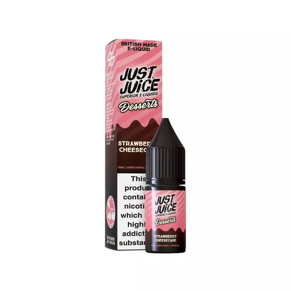 Just Juice Desserts Strawberry Cheesecake 10ml Nic Salt