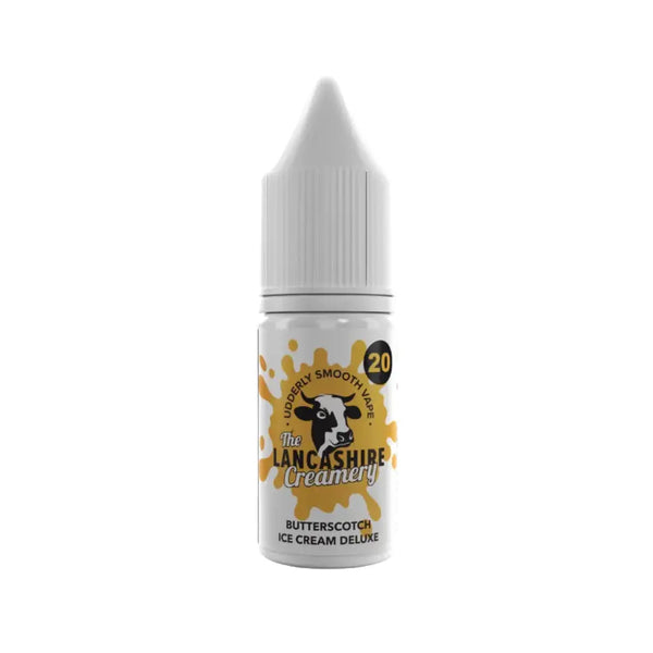 Lancashire Creamery Butterscotch Ice Cream Deluxe 10ml Nic Salt