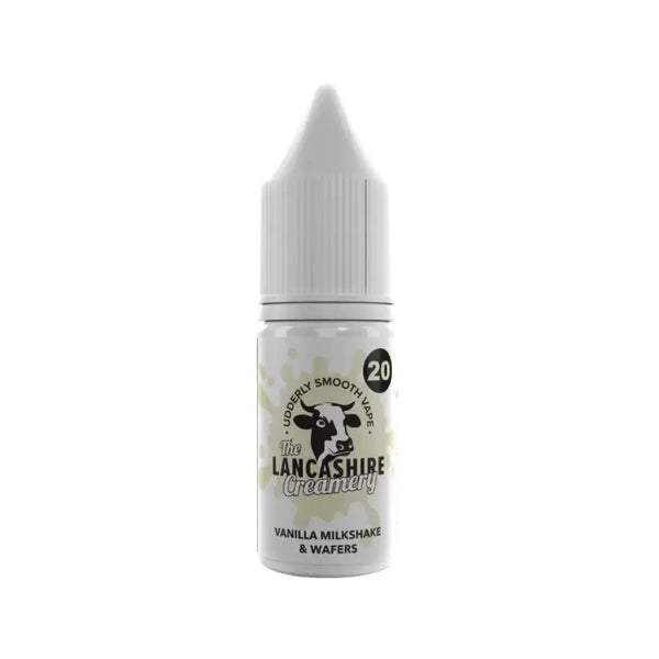 Lancashire Creamery Vanilla Milkshake & Wafers 10ml Nic Salt