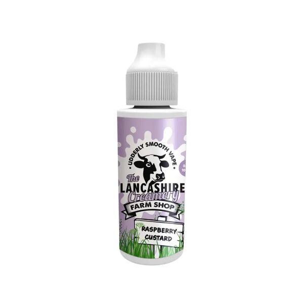 Lancashire Creamery Farm Shop Raspberry Custard 100ml E-liquid
