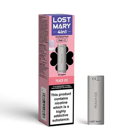 Lost Mary 4 in 1 Peach Ice Refill Pods