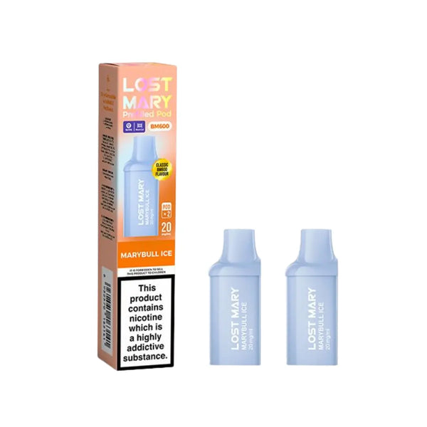 Lost Mary BM600 Mary Bull Ice Prefilled Replacement Pods