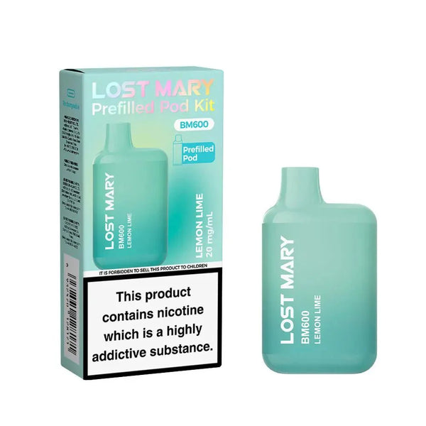 Lost Mary BM600 Prefilled Pod Vape Kit - Box of 10