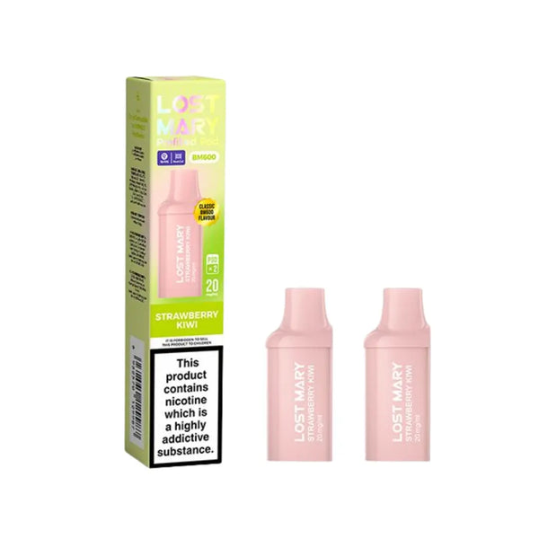 Lost Mary BM600 Strawberry Kiwi Prefilled Replacement Pods