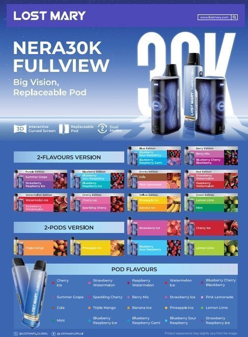 Lost Mary Nera 30K Vape Kit - Pack of 5