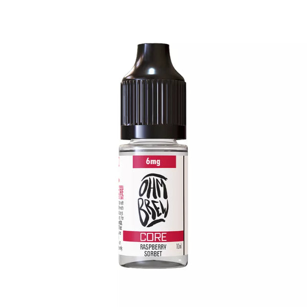 Ohm Brew Core Raspberry Sorbet 50/50 10ml E-liquid