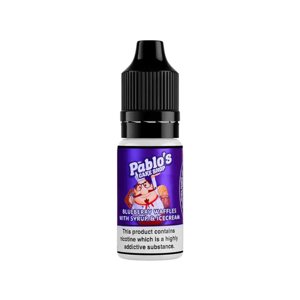 Pablo's Cake Shop Blueberry Waffles with Syrup & Ice Cream 10ml Nic Salt E-liquid