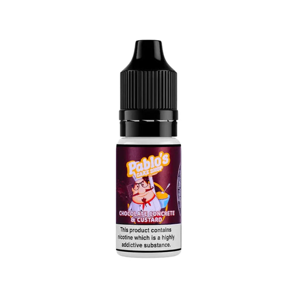 Pablo's Cake Shop Chocolate Concrete & Custard 10ml Nic Salt E-liquid