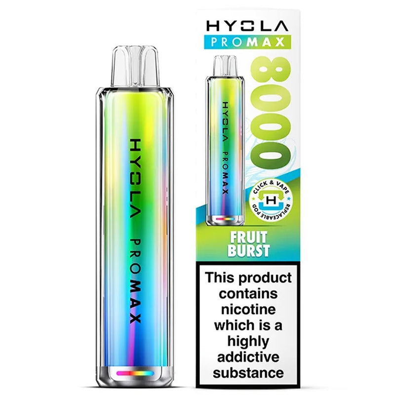Pro Max 8000 Rechargeable Pre - Filled Pod Kit by Hyola - Vape Smoke