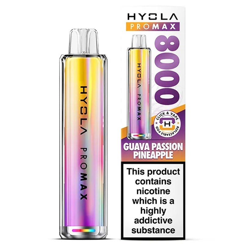 Pro Max 8000 Rechargeable Pre - Filled Pod Kit by Hyola - Vape Smoke