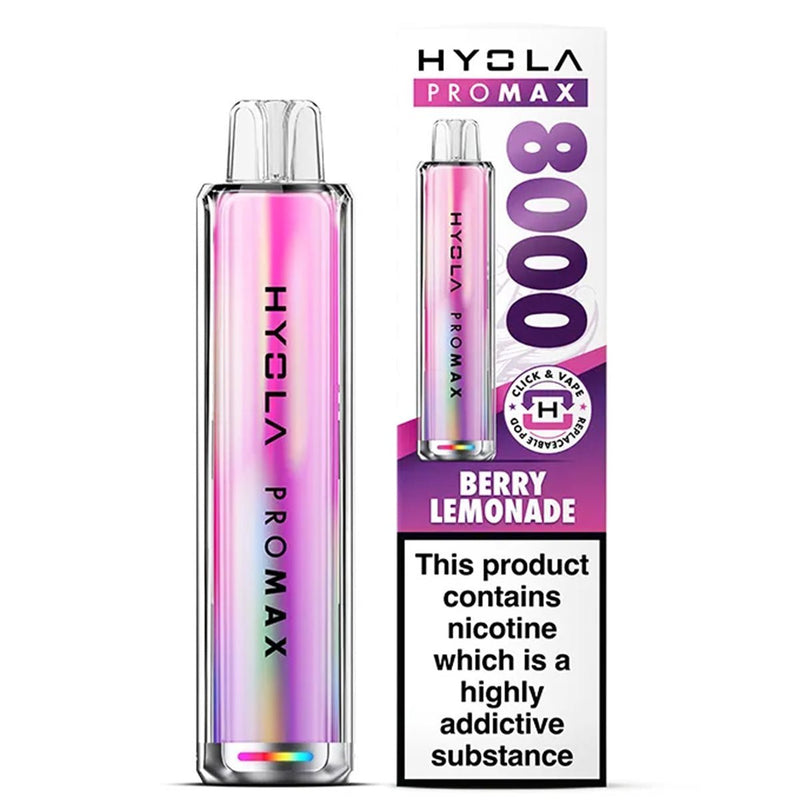 Pro Max 8000 Rechargeable Pre - Filled Pod Kit by Hyola - Vape Smoke