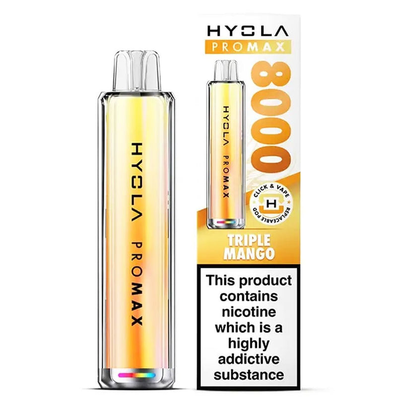 Pro Max 8000 Rechargeable Pre - Filled Pod Kit by Hyola - Vape Smoke