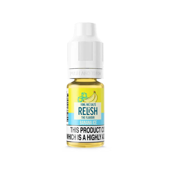 Relish Banana Ice 10ml Nic Salt