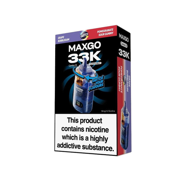 Relx Maxgo 33k Prefilled Pod Vape Kit - Pack of 3
