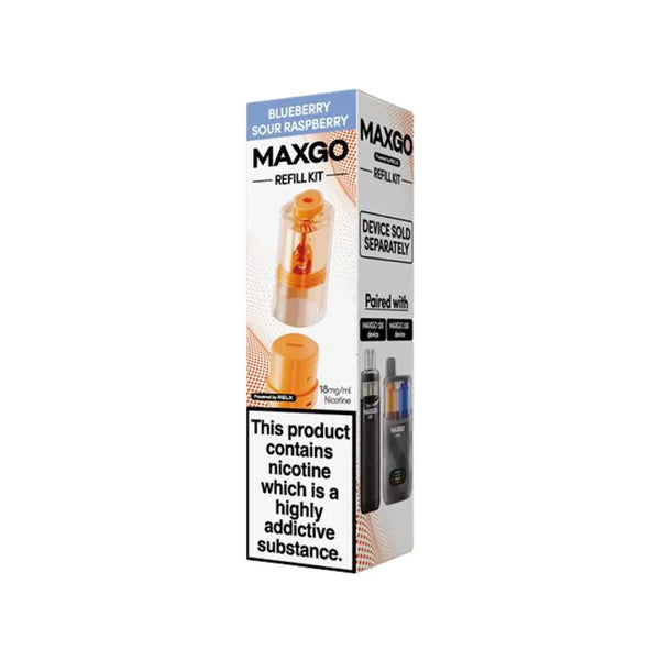 RELX MaxGo Blueberry Sour Raspberry Refill Pods