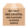 Ske Crystal Nic Salt Mix Flavours Carton (20 Boxes) 200pcs