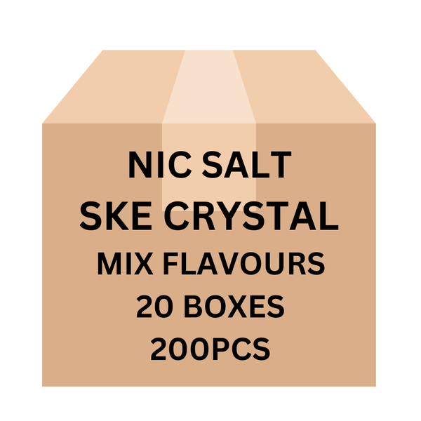 Ske Crystal Nic Salt Mix Flavours Carton (20 Boxes) 200pcs