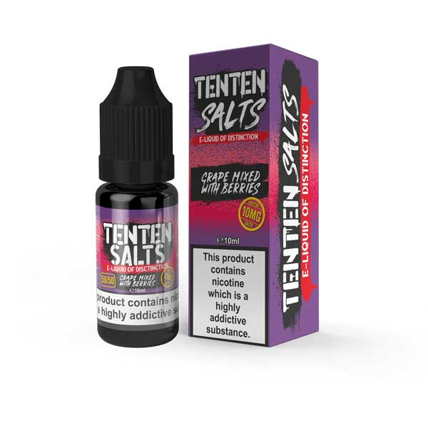 Ten Ten Nic Salts 10ml E-liquids - Box of 10