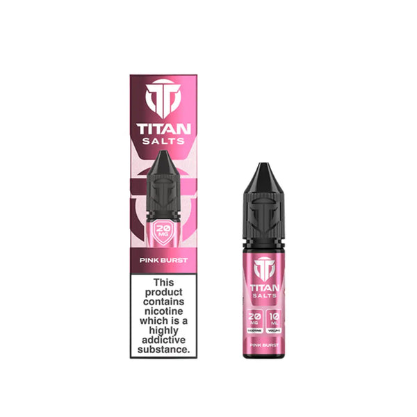 Titan Vape Pink Burst 10ml Nic Salt E-liquid