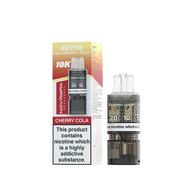 Juicy Pod Novamax 10K Cherry Cola Refill Pods