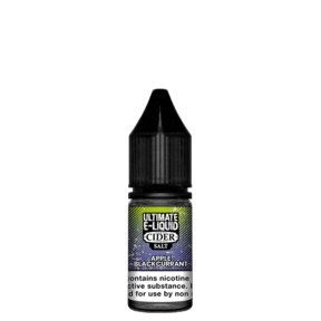Ultimate E-Liquid Cider 10ML Nic Salt (Pack of 10)