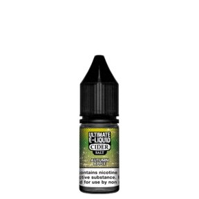 Ultimate E-Liquid Cider 10ML Nic Salt (Pack of 10)
