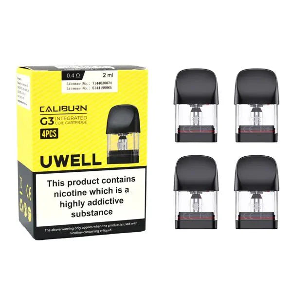 Uwell Caliburn G3 Replacement Pod (Pack of 4)