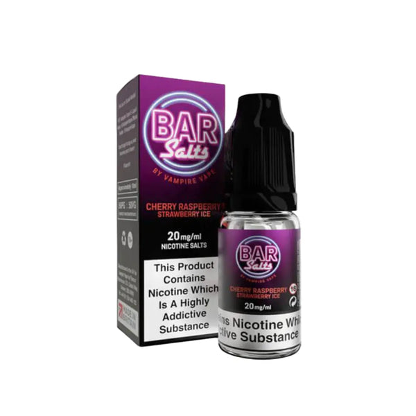 Vampire Vape Cherry Raspberry Strawberry Ice Bar Salt E-Liquid