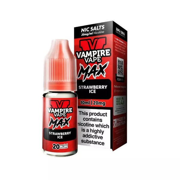 Vampire Vape MAX Strawberry Ice 10ml Nic Salt