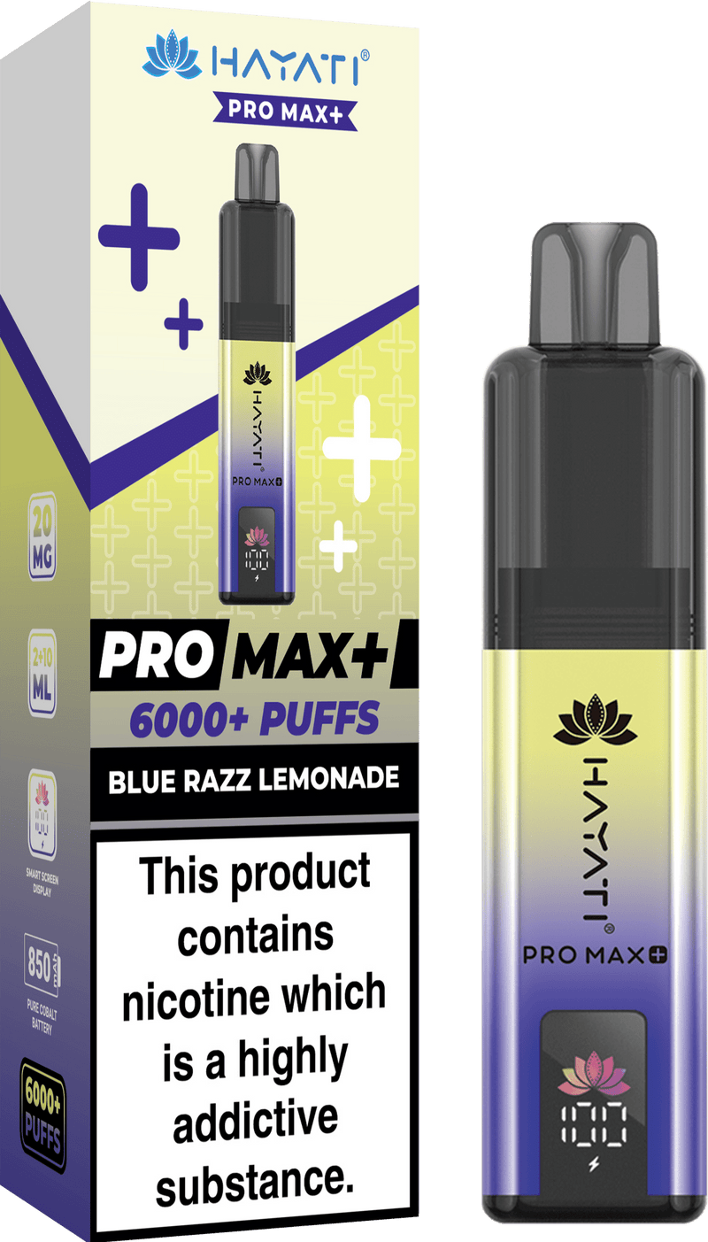 Hayati Pro Max+ Plus 6000 Puffs Vape Kit
