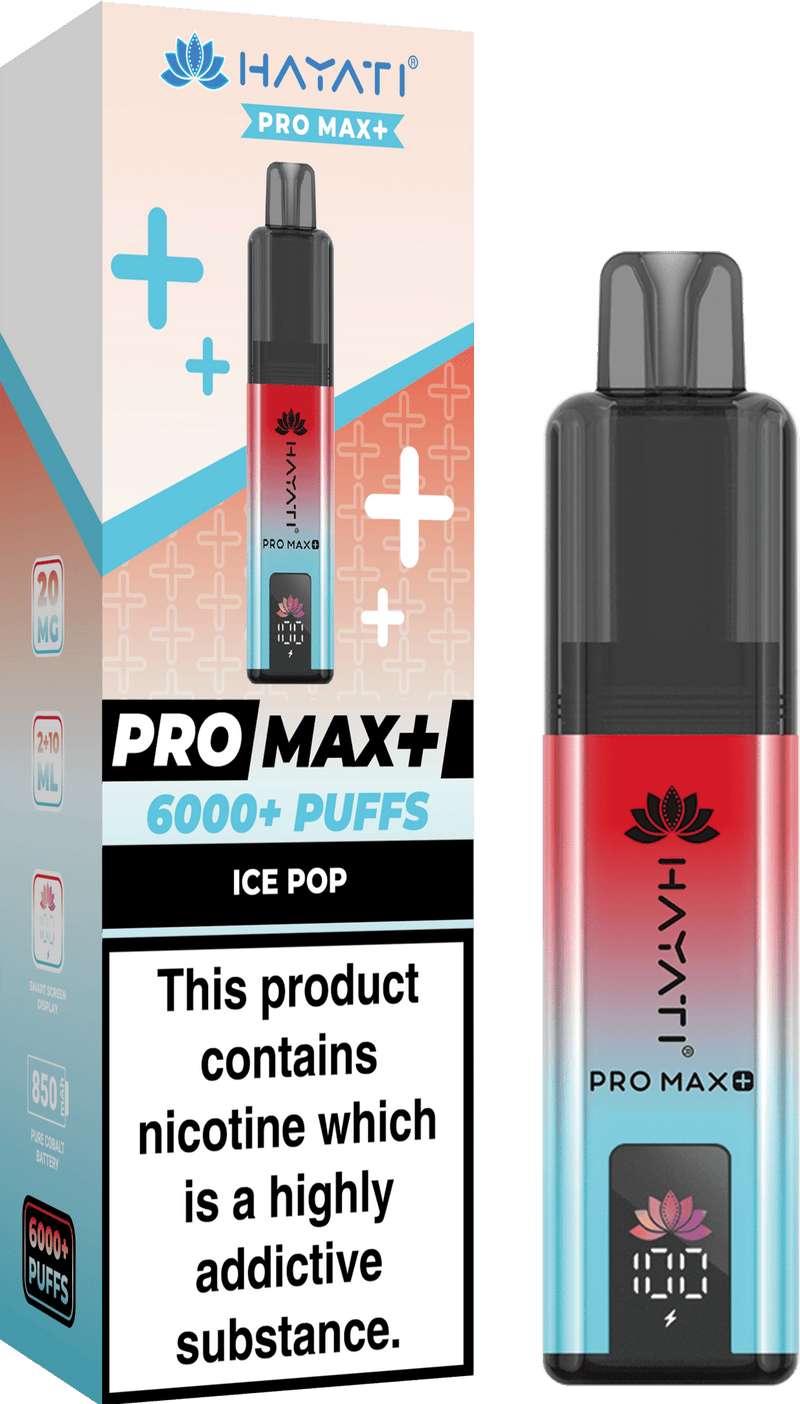 Hayati Pro Max+ Plus 6000 Puffs Vape Kit