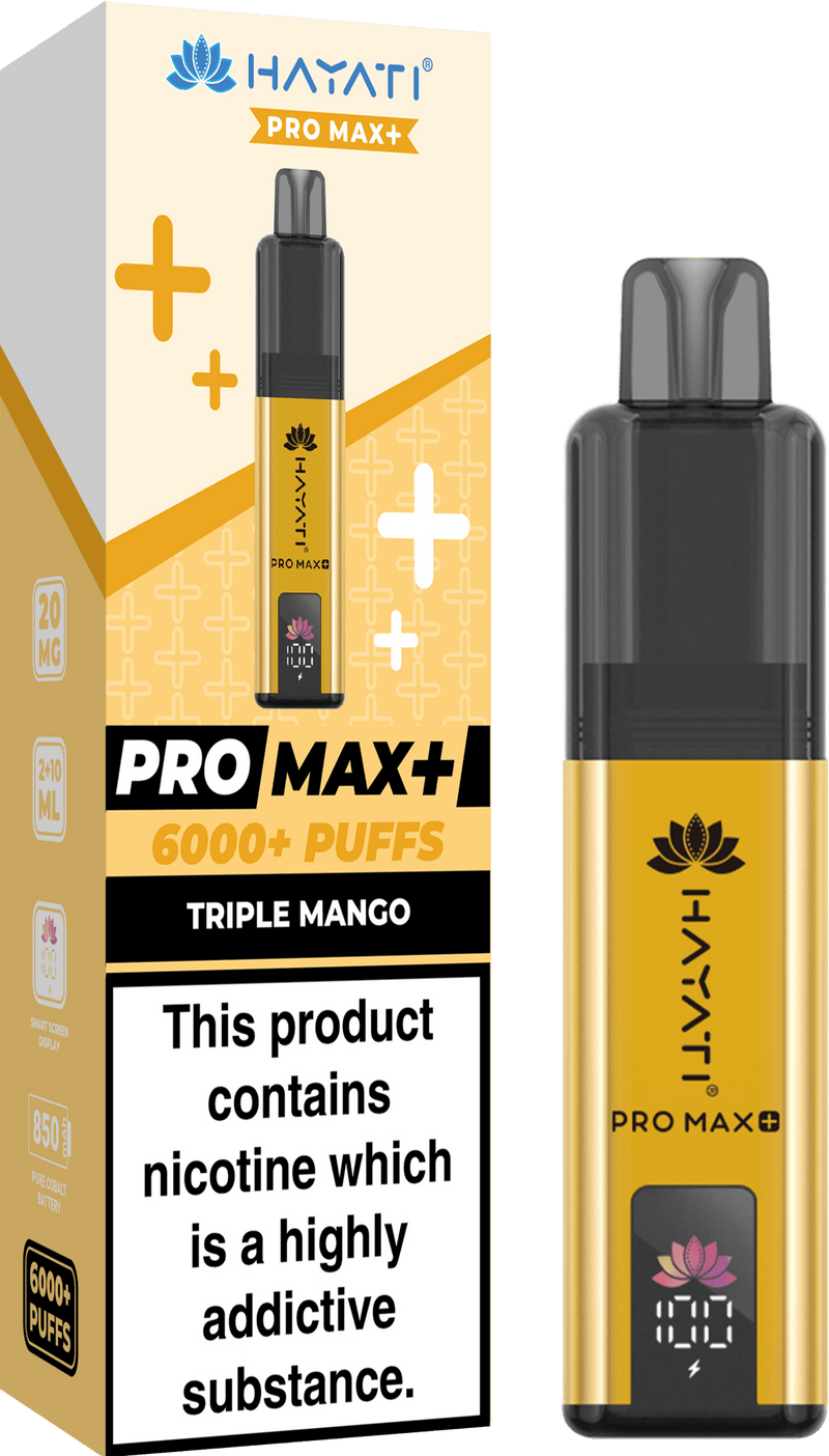 Hayati Pro Max+ Plus 6000 Puffs Vape Kit