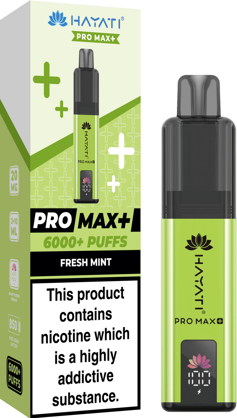 Hayati Pro Max+ Plus 6000 Puffs Vape Kit