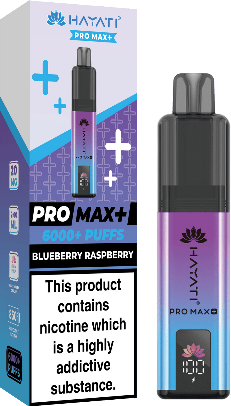 Hayati Pro Max+ Plus 6000 Puffs Vape Kit