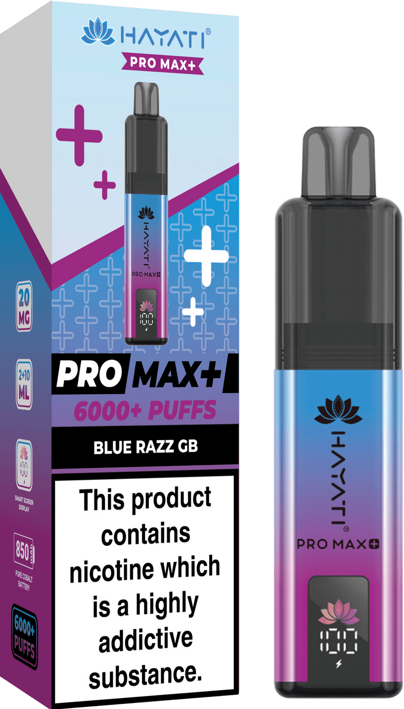 Hayati Pro Max+ Plus 6000 Puffs Vape Kit