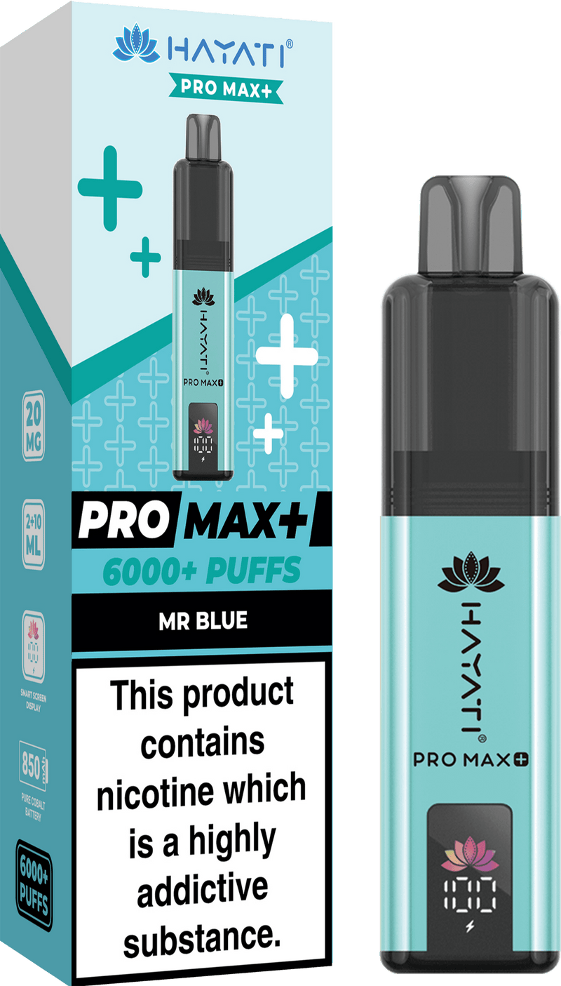 Hayati Pro Max+ Plus 6000 Puffs Vape Kit