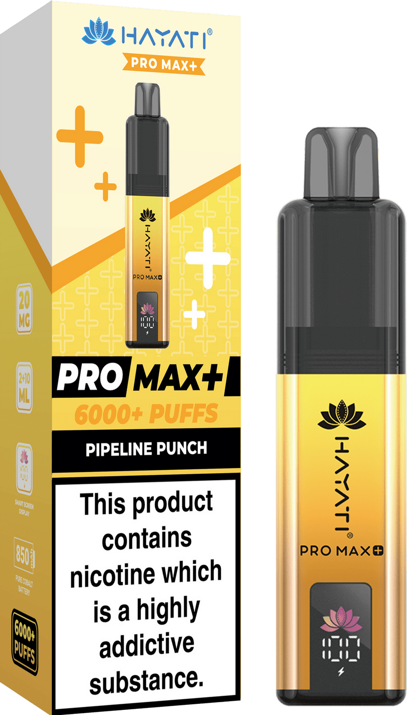 Hayati Pro Max+ Plus 6000 Puffs Vape Kit