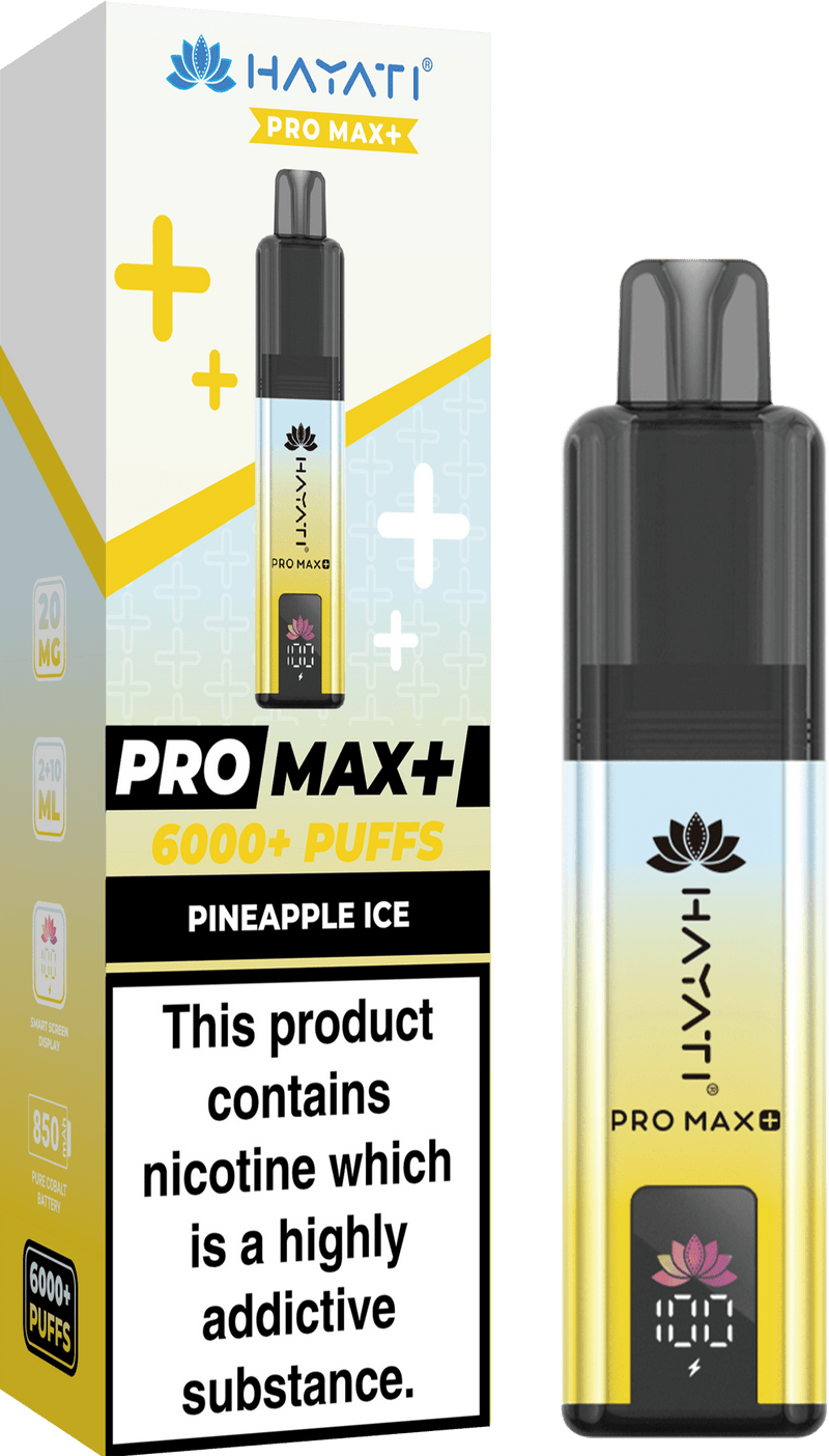 Hayati Pro Max+ Plus 6000 Puffs Vape Kit