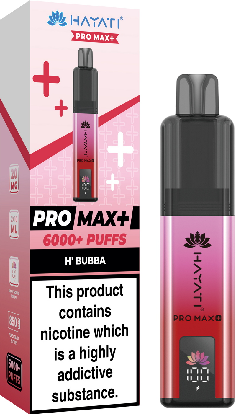 Hayati Pro Max+ Plus 6000 Puffs Vape Kit