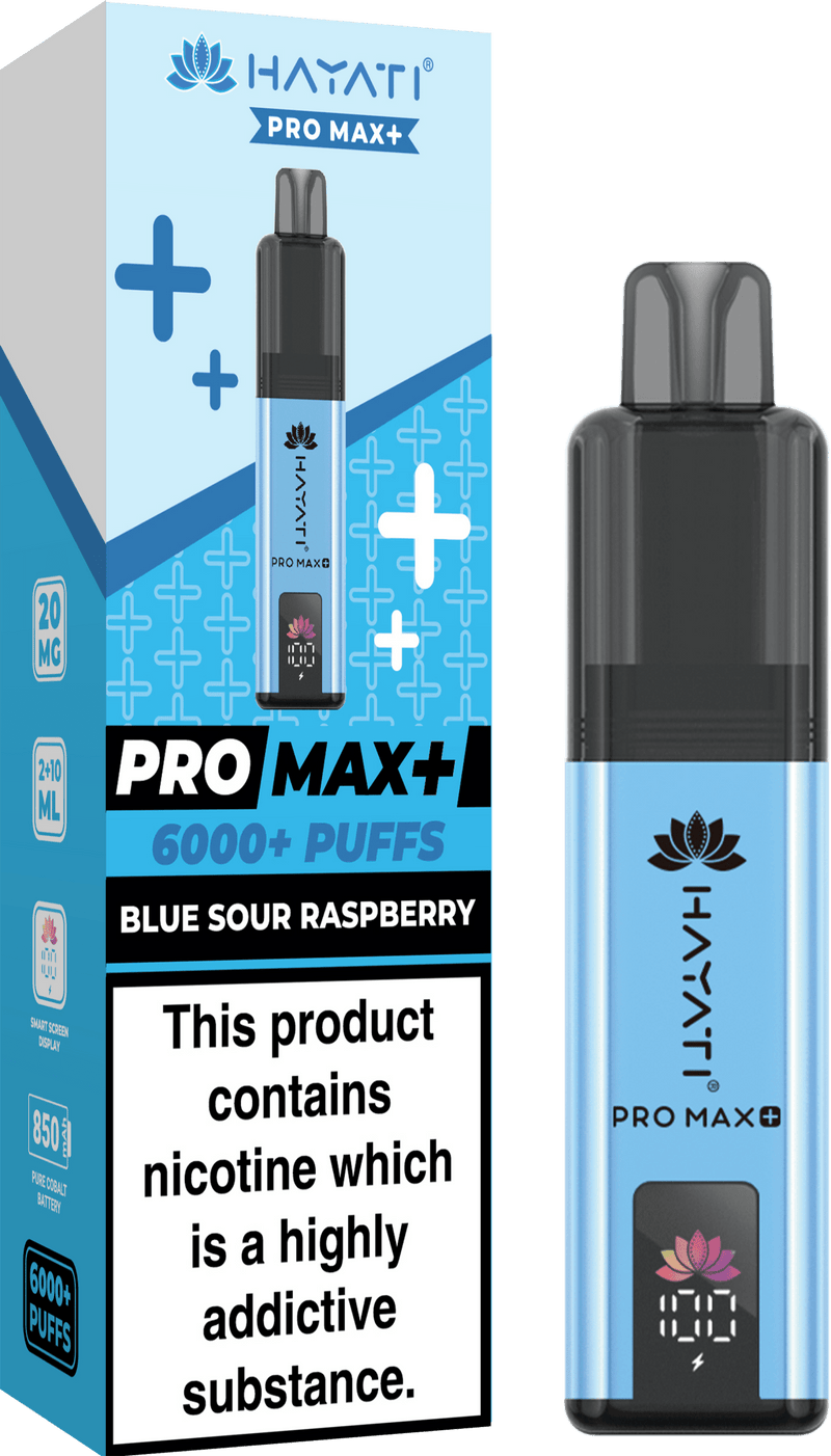Hayati Pro Max+ Plus 6000 Puffs Vape Kit
