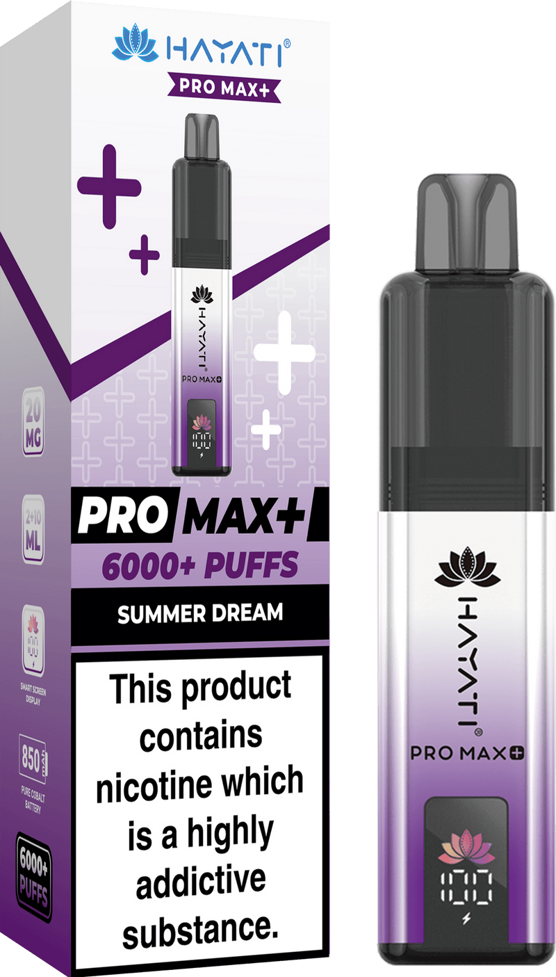 Hayati Pro Max+ Plus 6000 Puffs Vape Kit