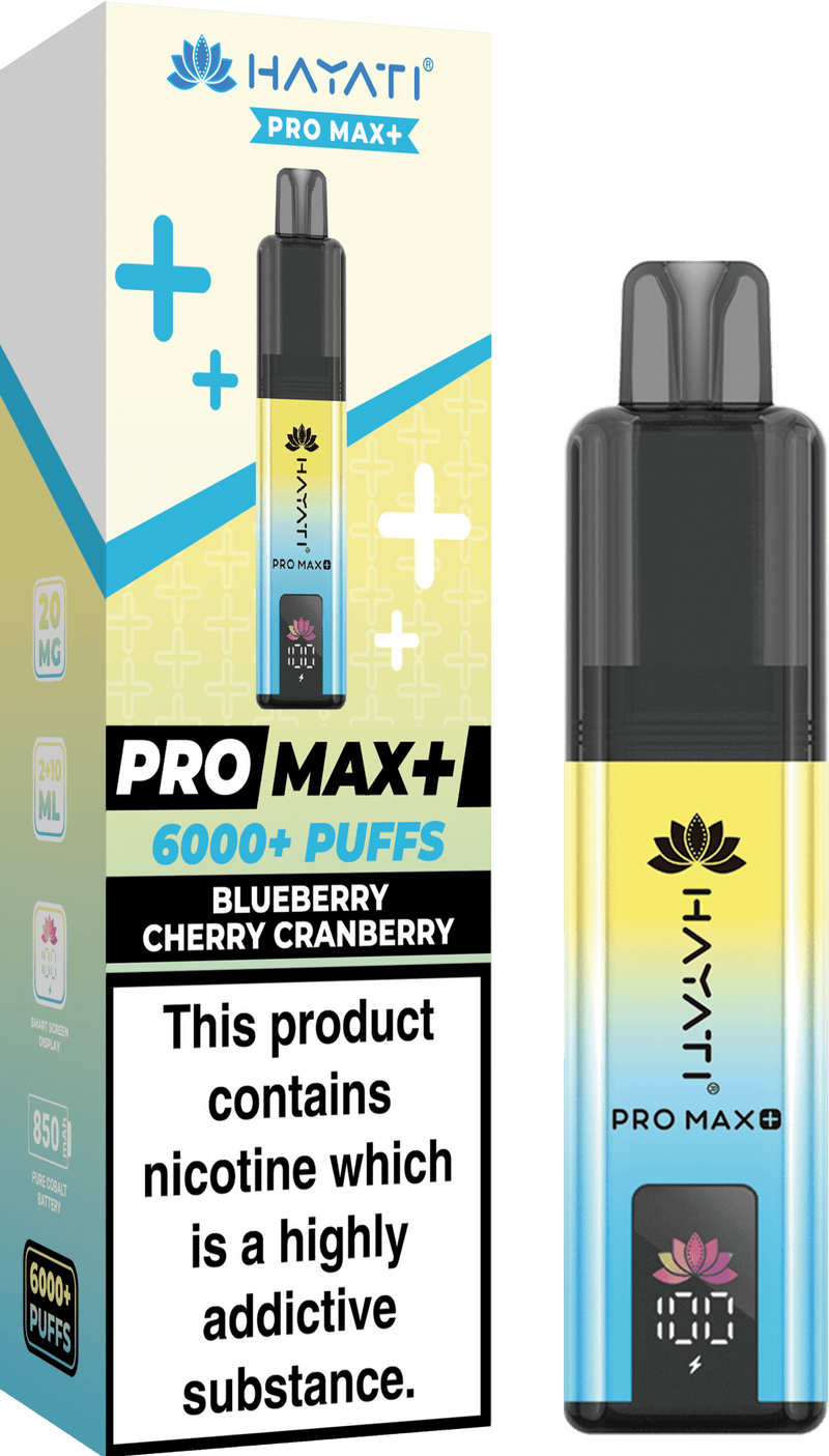Hayati Pro Max+ Plus 6000 Puffs Vape Kit